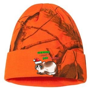 Grumpy Christmas Cat | Have Yourself A Grumpy Little Christmas Kati Licensed 12" Camo Beanie