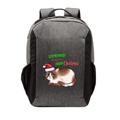 Grumpy Christmas Cat | Have Yourself A Grumpy Little Christmas Vector Backpack
