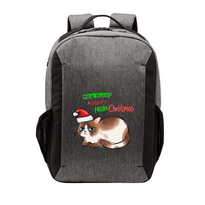 Grumpy Christmas Cat | Have Yourself A Grumpy Little Christmas Vector Backpack