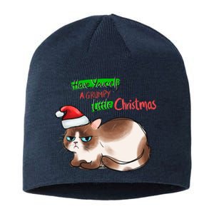 Grumpy Christmas Cat | Have Yourself A Grumpy Little Christmas Sustainable Beanie