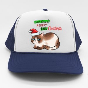 Grumpy Christmas Cat | Have Yourself A Grumpy Little Christmas Trucker Hat