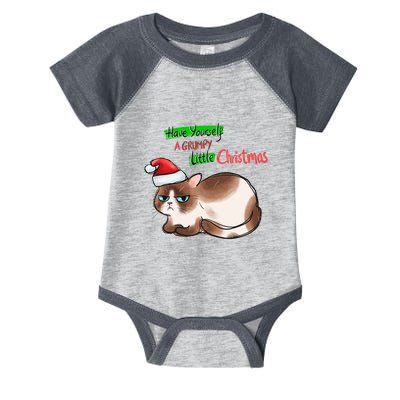 Grumpy Christmas Cat | Have Yourself A Grumpy Little Christmas Infant Baby Jersey Bodysuit