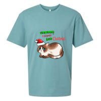 Grumpy Christmas Cat | Have Yourself A Grumpy Little Christmas Sueded Cloud Jersey T-Shirt