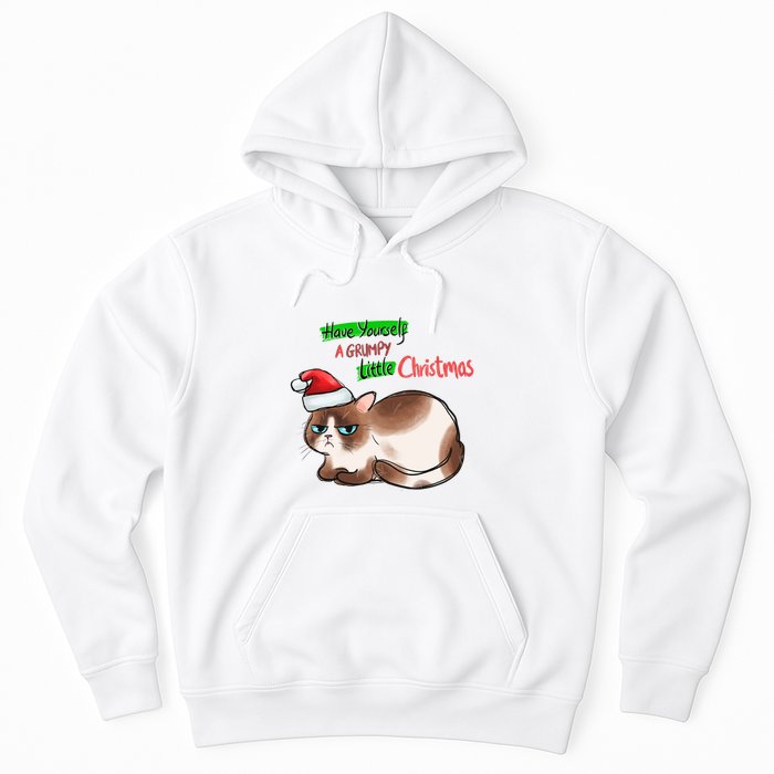 Grumpy Christmas Cat | Have Yourself A Grumpy Little Christmas Hoodie