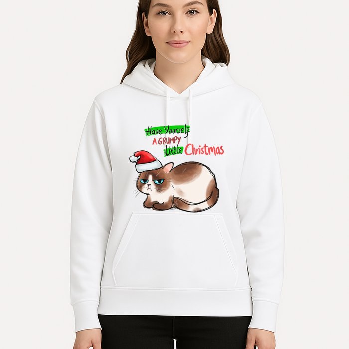 Grumpy Christmas Cat | Have Yourself A Grumpy Little Christmas Hoodie
