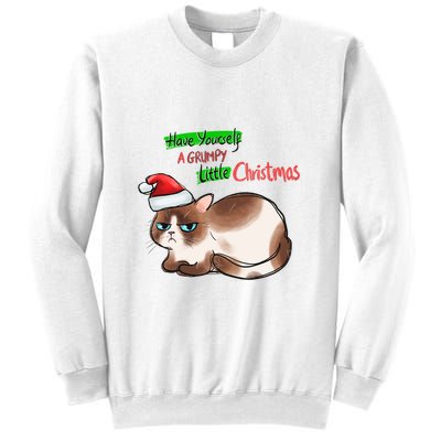 Grumpy Christmas Cat | Have Yourself A Grumpy Little Christmas Sweatshirt