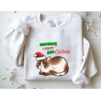Grumpy Christmas Cat | Have Yourself A Grumpy Little Christmas Sweatshirt