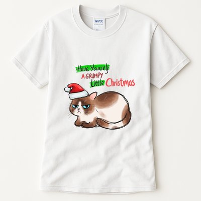 Grumpy Christmas Cat | Have Yourself A Grumpy Little Christmas Tall T-Shirt