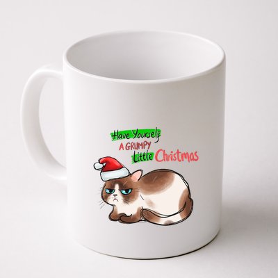 Grumpy Christmas Cat | Have Yourself A Grumpy Little Christmas Mug