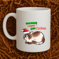 Grumpy Christmas Cat | Have Yourself A Grumpy Little Christmas Mug