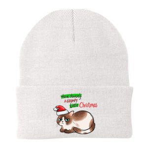 Grumpy Christmas Cat | Have Yourself A Grumpy Little Christmas Knit Cap Winter Beanie