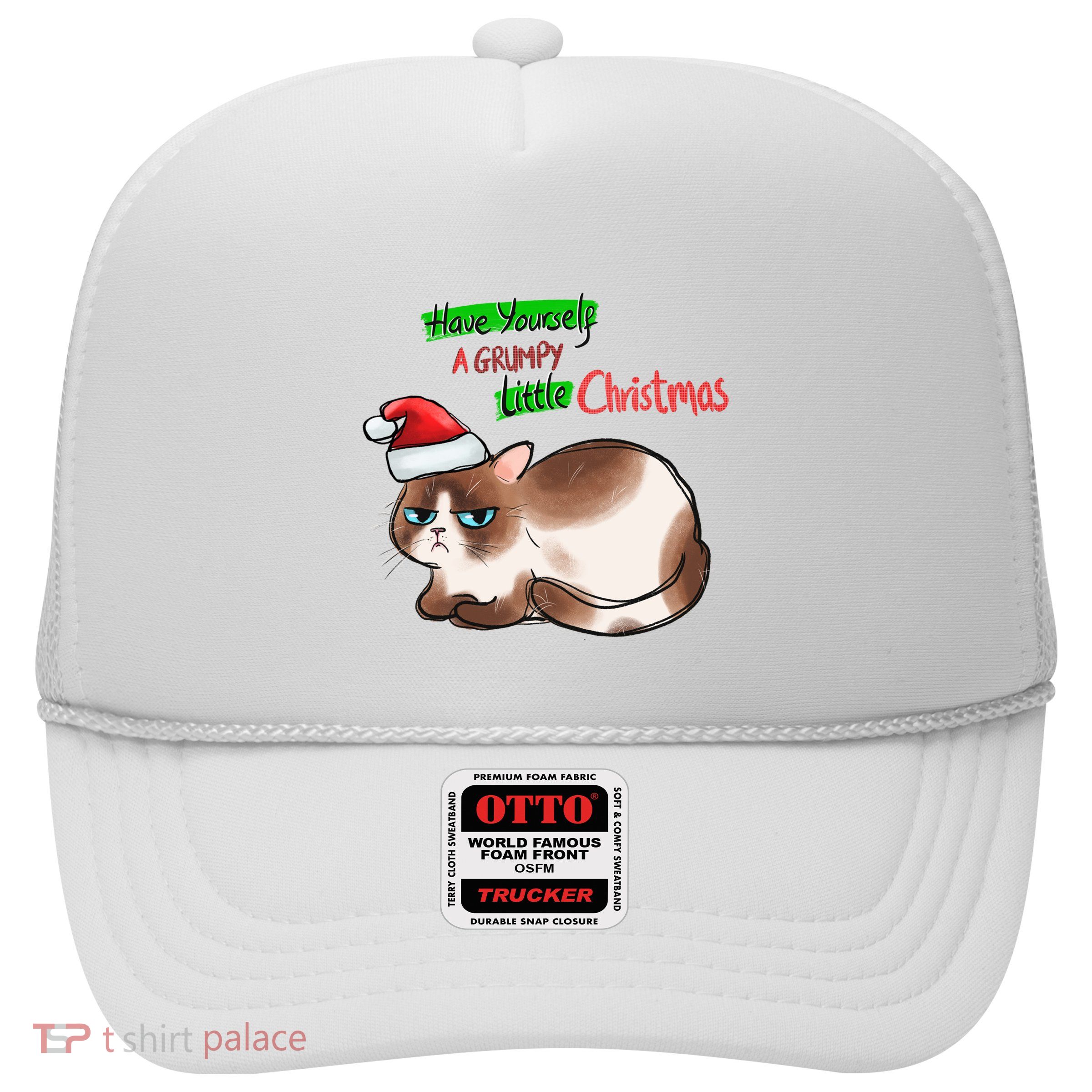 Grumpy Christmas Cat | Have Yourself A Grumpy Little Christmas Trucker Hat