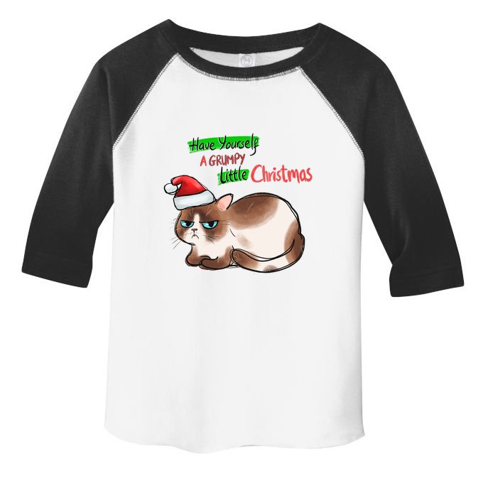 Grumpy Christmas Cat | Have Yourself A Grumpy Little Christmas Toddler Fine Jersey T-Shirt