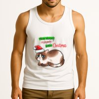 Grumpy Christmas Cat | Have Yourself A Grumpy Little Christmas Tank Top