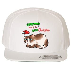 Grumpy Christmas Cat | Have Yourself A Grumpy Little Christmas Wool Snapback Cap