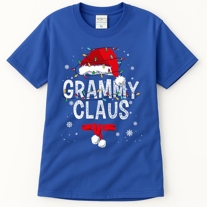 Grammy Claus Christmas Family Matching Pajama Santa Gift Tall T-Shirt