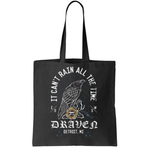 Gothic Crow Cult Horror Tote Bag