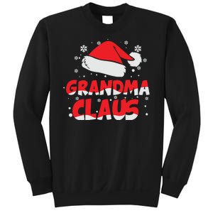 Grandma Claus Christmas Santa Hat Sweatshirt