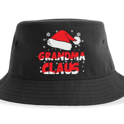 Grandma Claus Christmas Santa Hat Sustainable Bucket Hat