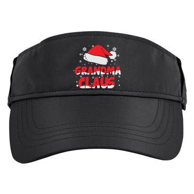 Grandma Claus Christmas Santa Hat Adult Drive Performance Visor