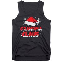 Grandma Claus Christmas Santa Hat Tank Top