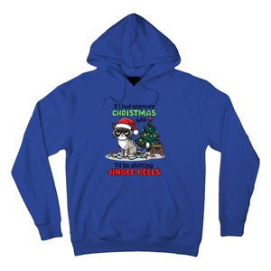 Grumpy Christmas Cat Christmas Jingle Bells Holiday Gift Hoodie