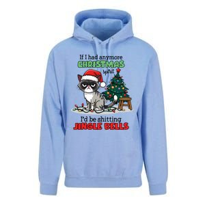 Grumpy Christmas Cat Christmas Jingle Bells Holiday Gift Unisex Surf Hoodie