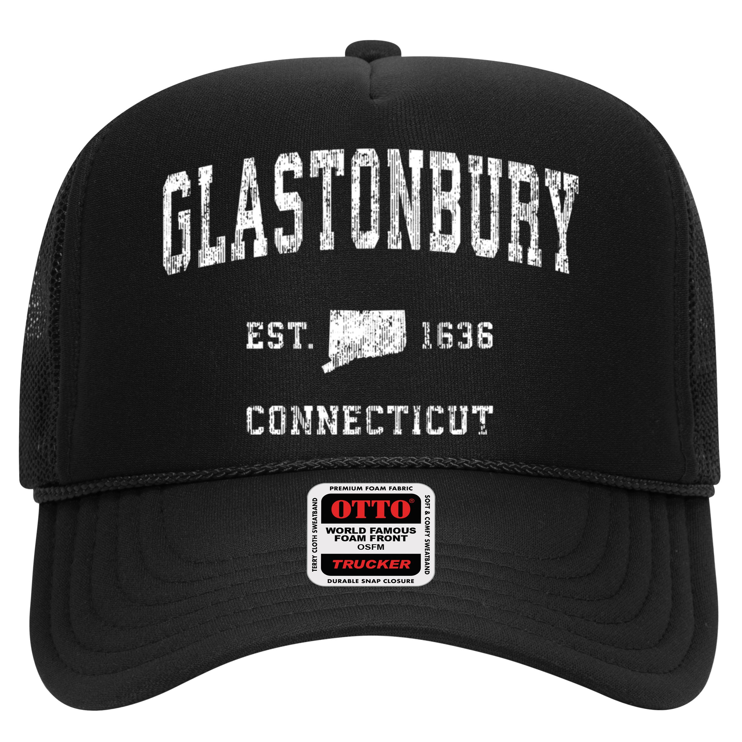 Glastonbury Connecticut Ct Vintage Athletic Sports Hat
