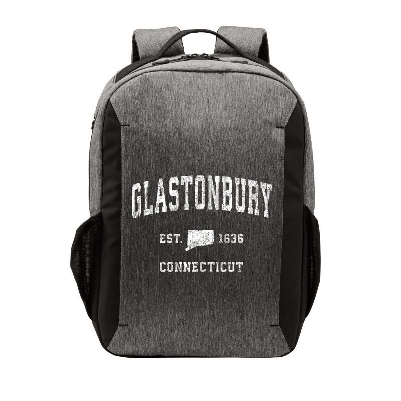 Glastonbury Connecticut Ct Vintage Athletic Sports Vector Backpack