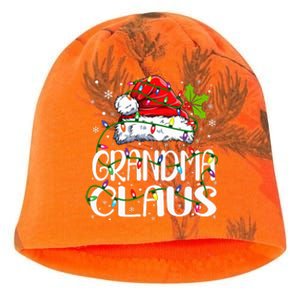 Grandma Claus Christmas Lights Pajama Family Matching Kati - Camo Knit Beanie