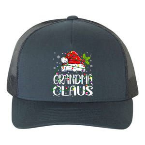 Grandma Claus Christmas Lights Pajama Family Matching Yupoong Adult 5-Panel Trucker Hat