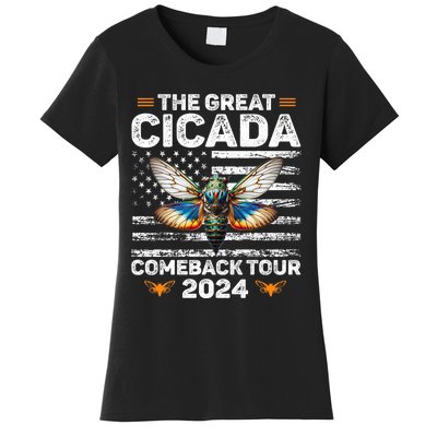 Great Cicada Come Back 2024 Cicada Invasion 2024 Women's T-Shirt