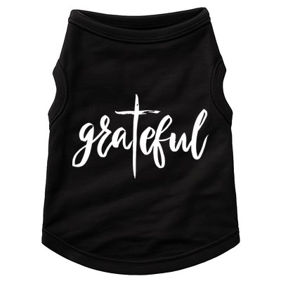 Grateful Cross Christianity Doggie Tank
