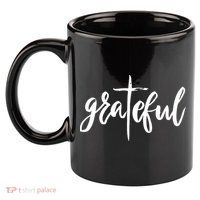 Grateful Cross Christianity 11oz C Handle Ceramic Mug