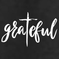 Grateful Cross Christianity Crop Fleece Hoodie