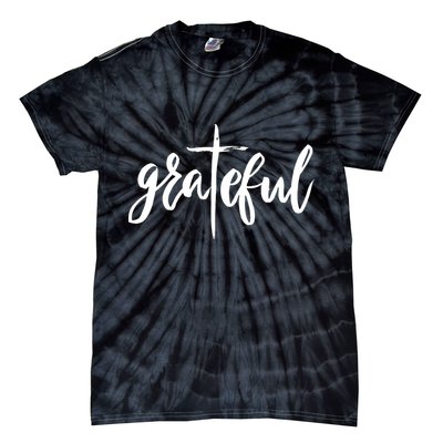 Grateful Cross Christianity Tie-Dye T-Shirt