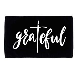 Grateful Cross Christianity Microfiber Hand Towel