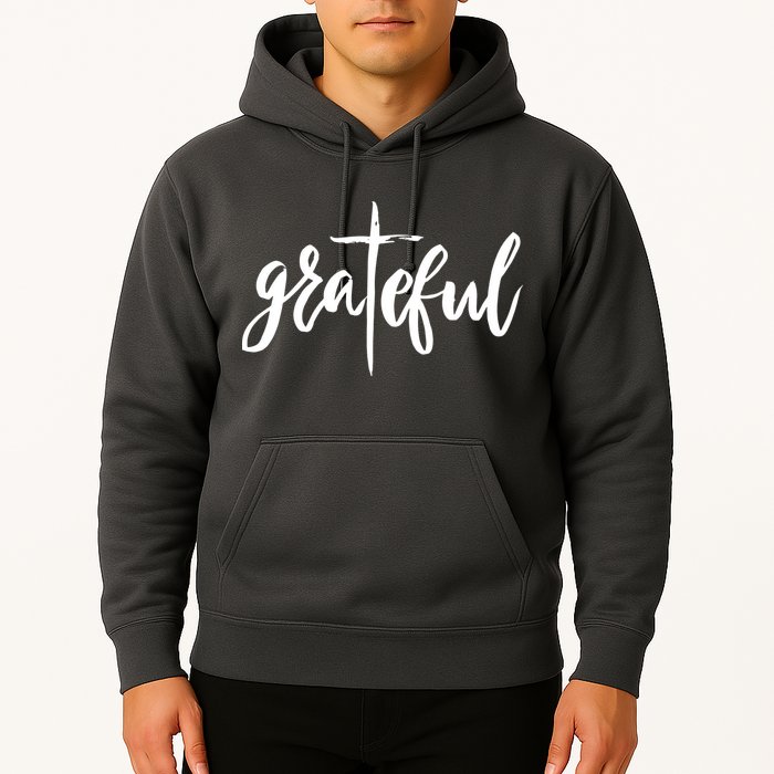Grateful Cross Christianity Hoodie
