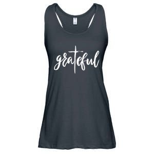 Grateful Cross Christianity Ladies Essential Flowy Tank