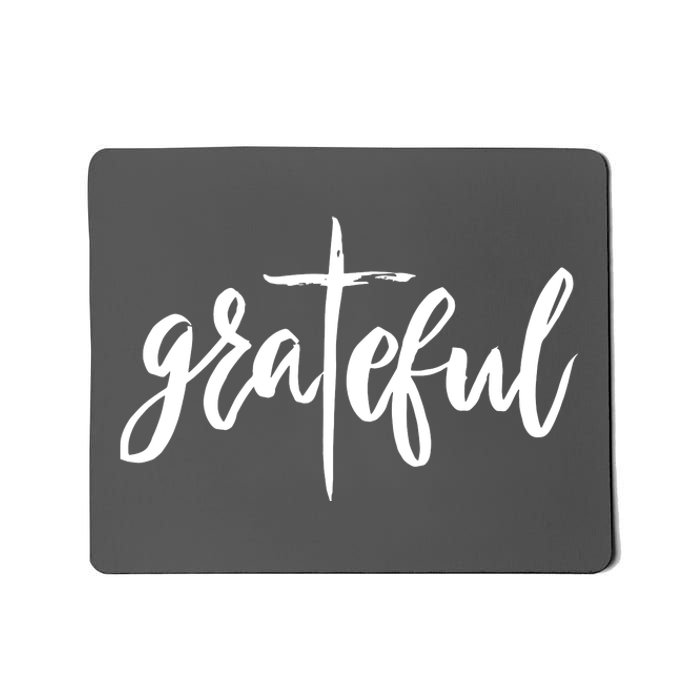 Grateful Cross Christianity Mousepad