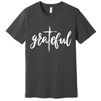 Grateful Cross Christianity Premium T-Shirt