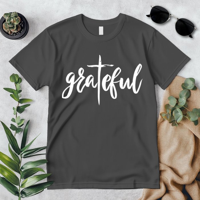 Grateful Cross Christianity Premium T-Shirt