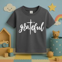Grateful Cross Christianity Toddler T-Shirt