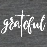 Grateful Cross Christianity Womens T-Shirt
