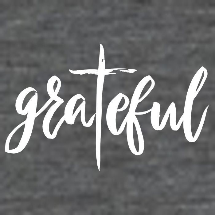 Grateful Cross Christianity Womens T-Shirt