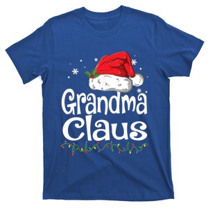 Grandma Claus Cute Gift Christmas Pajama Family Matching Xmas Gift T-Shirt