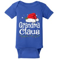 Grandma Claus Cute Gift Christmas Pajama Family Matching Xmas Gift Baby Bodysuit