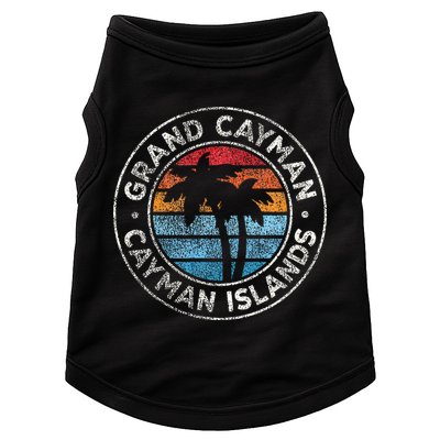 Grand Cayman Cayman Islands Vintage Graphic Retro 70s Doggie Tank