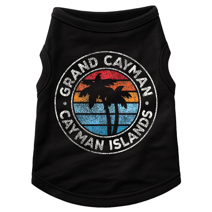 Grand Cayman Cayman Islands Vintage Graphic Retro 70s Doggie Tank
