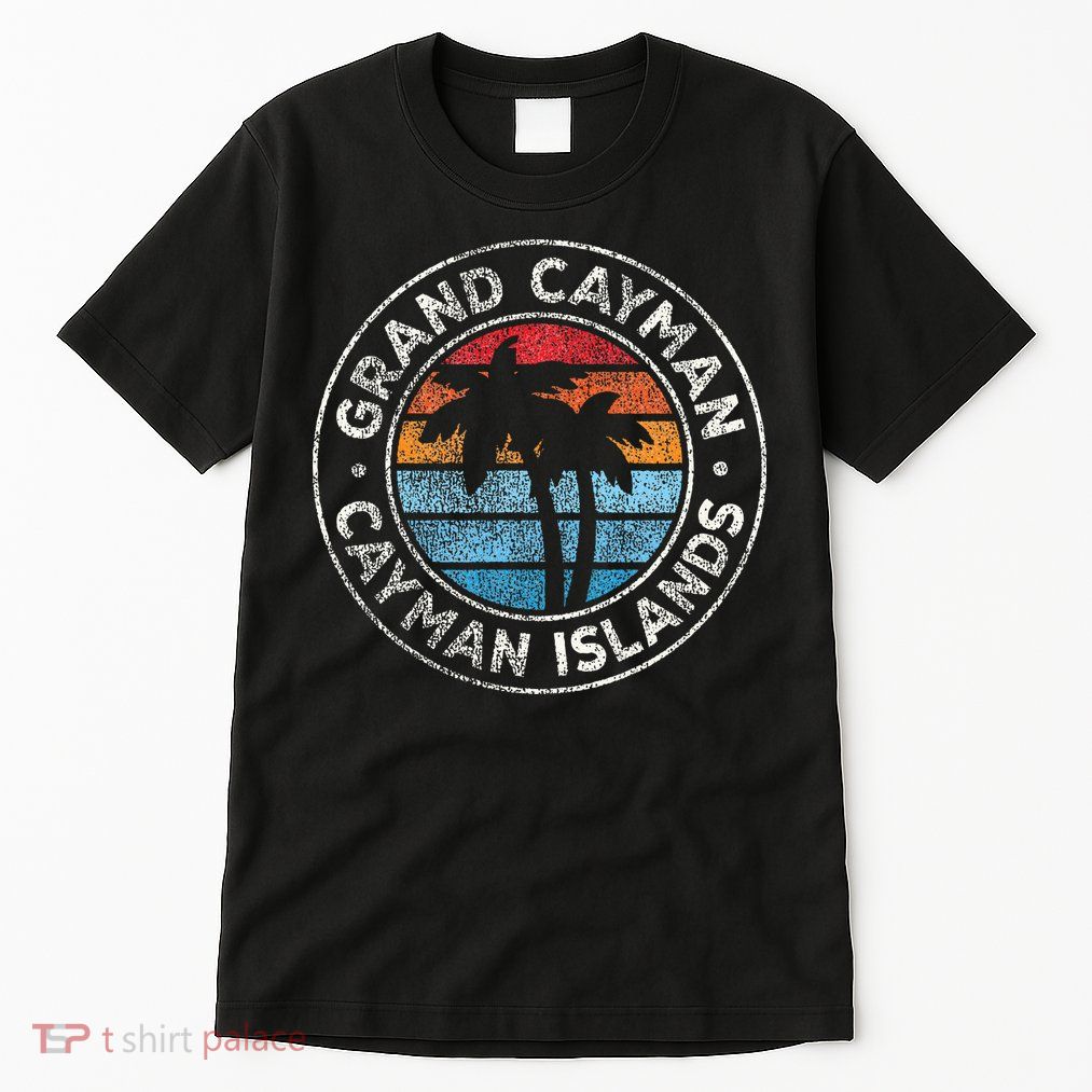 Grand Cayman Cayman Islands Vintage Graphic Retro 70s Tall T-Shirt